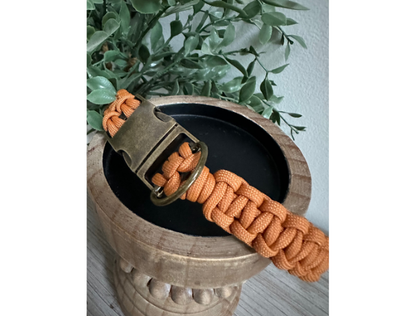 Cobra Braid in Mustard - Handmade Dog Collar