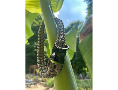 Cobra Braid in Tan - Handmade Dog Collar